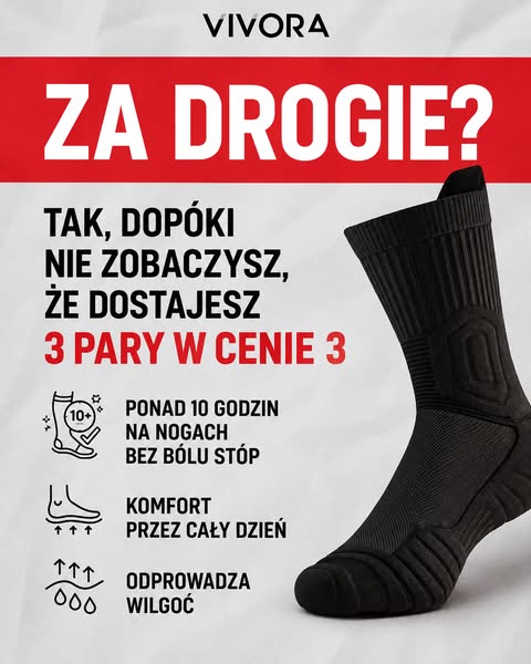 Kup 3 pary, otrzymaj 3 GRATIS