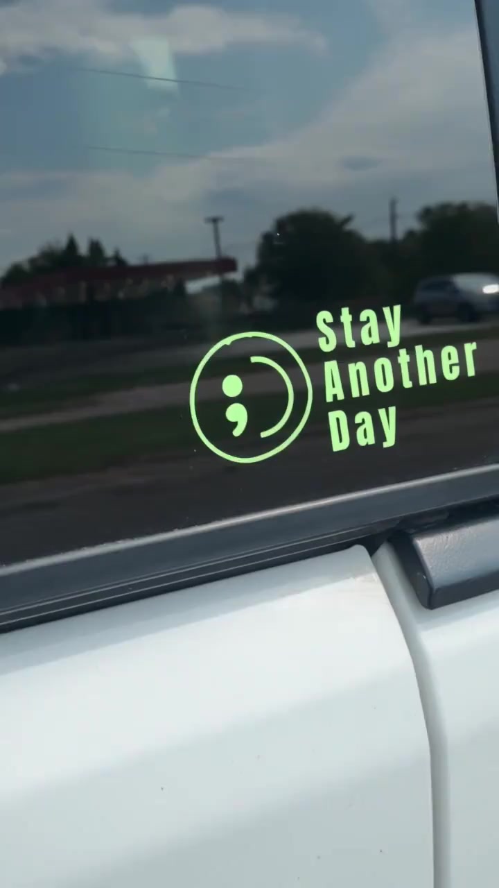 "Stay Another Day" Vinyl Sticker