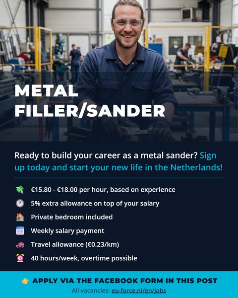 Vacancy Metal Production Worker | Netherlands