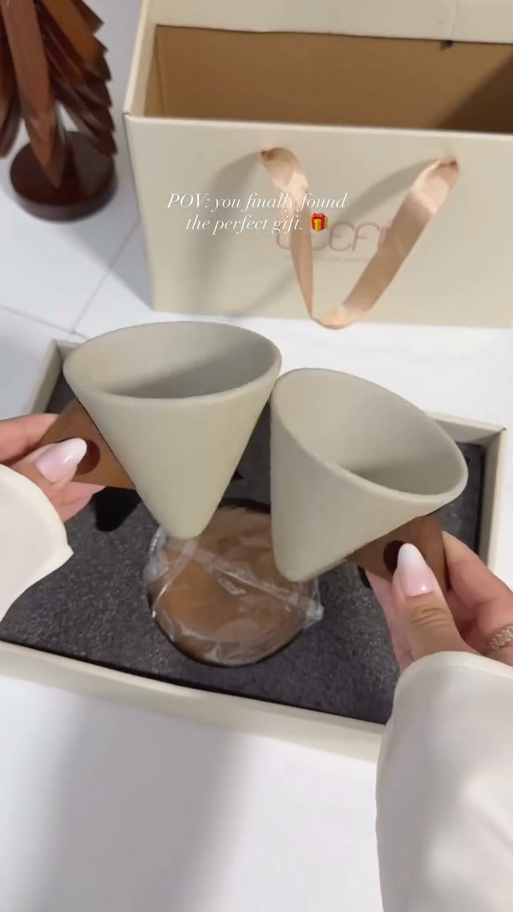 Unique ceramic coffee cup – luxury for your coffee time