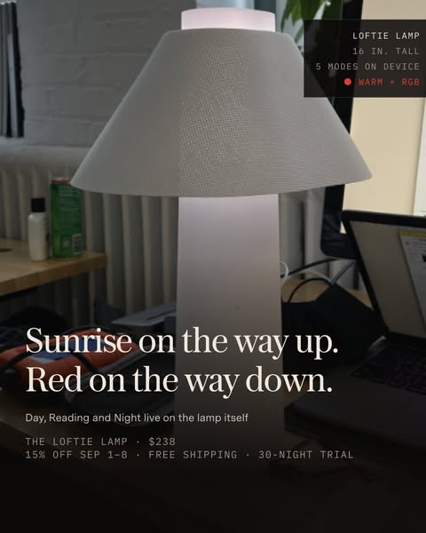 Behind the Loftie Lamp