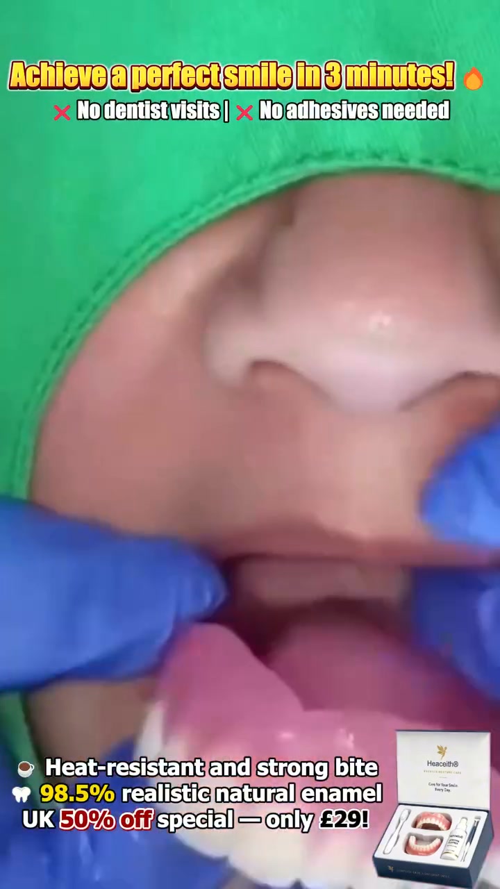 Skip the £2,000 dentist bill. Pro smile makeover at home.