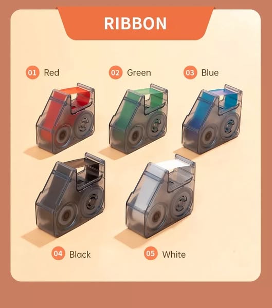 NIIMBOT B18 Compatible Labeling Carbon Ribbon - 16 Meters Roll Bestseller