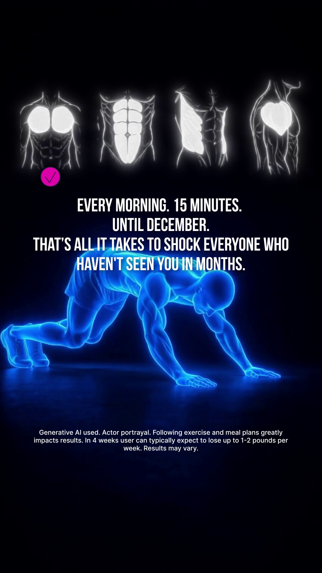 For Big Guys: Start Fifteen Today. Build Steady Strength.