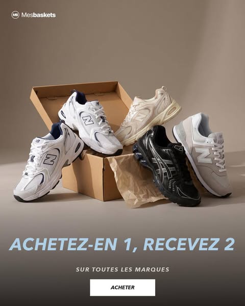 ACHETEZ 1 PAIRE, LA 2ÈME EST GRATUITE !