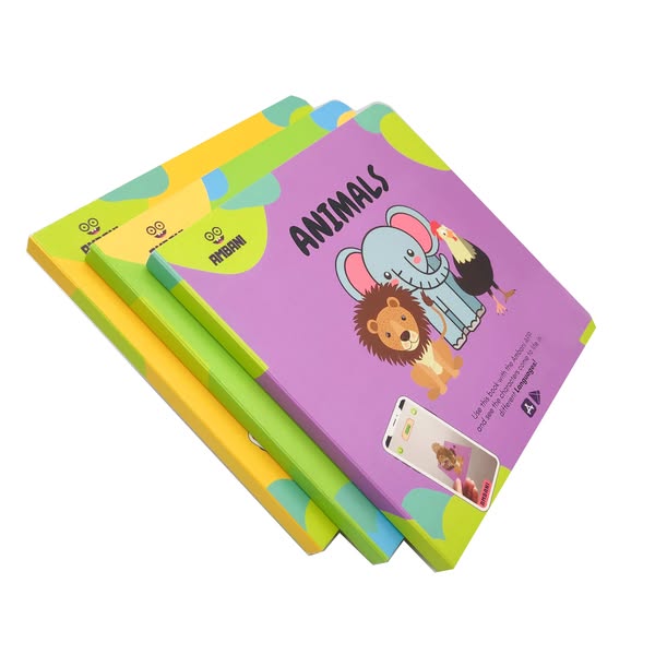 Custom Children's Board Book Printing Full Color Hardcover Educational Baby Story Books CPSIA Certified Low MOQ