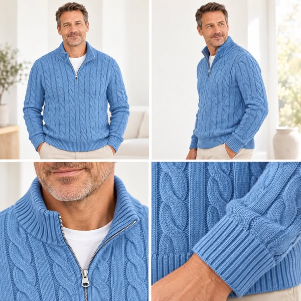 Pull torsadé intemporel, -40 % en ce moment