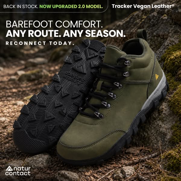 Naturcontact | Tracker Vegan Leather 2.0® Barefoot shoes
