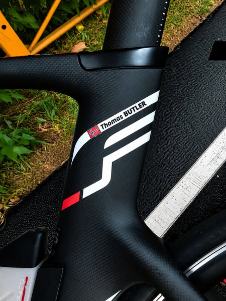 Your Name and Flag on Your Bike