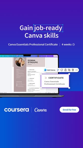 Learn visual design theory with Canva