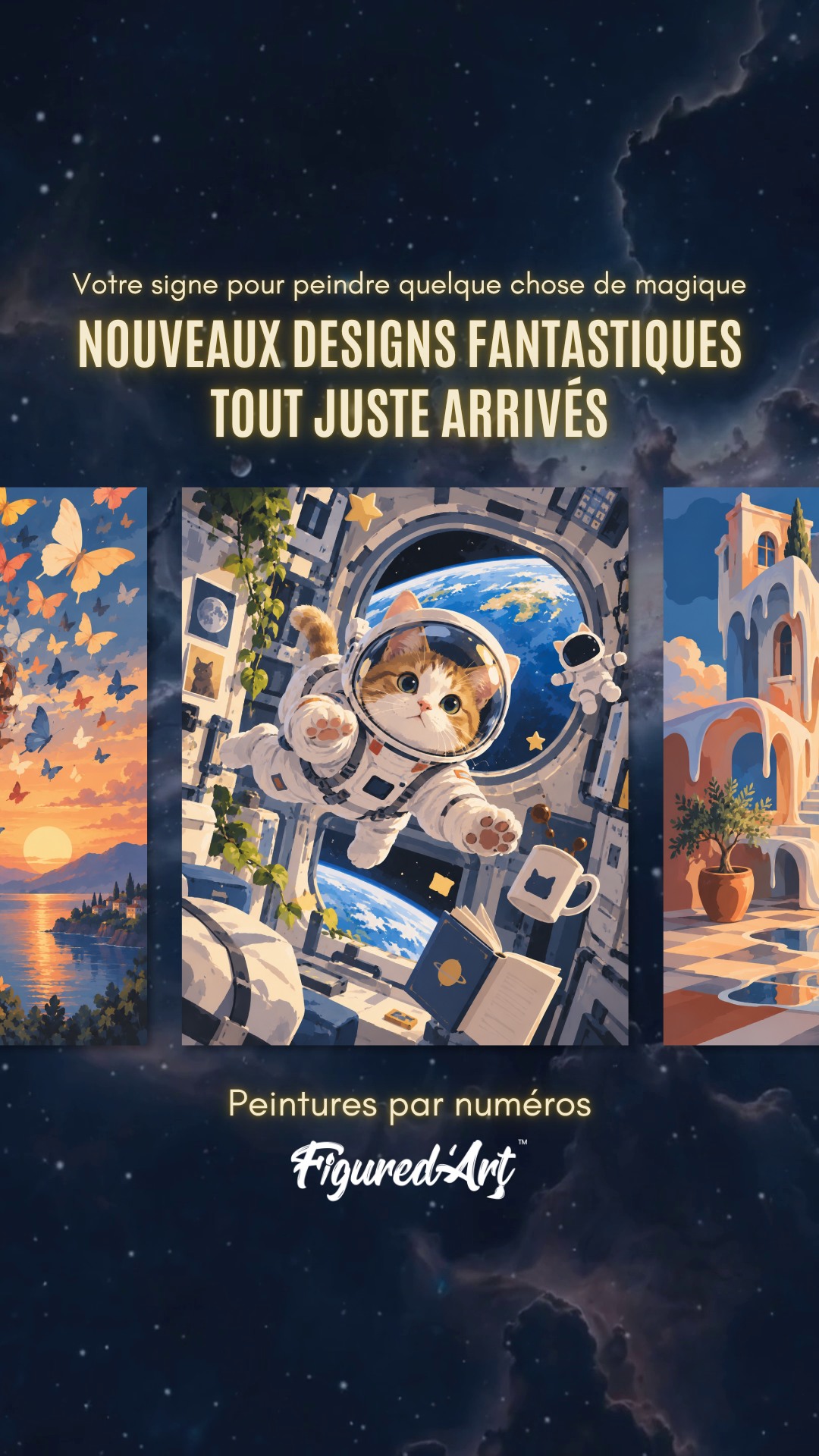 Anúncio de Figured'Art : Peinture par numéros / Broderies Diamants / Paint by numbers