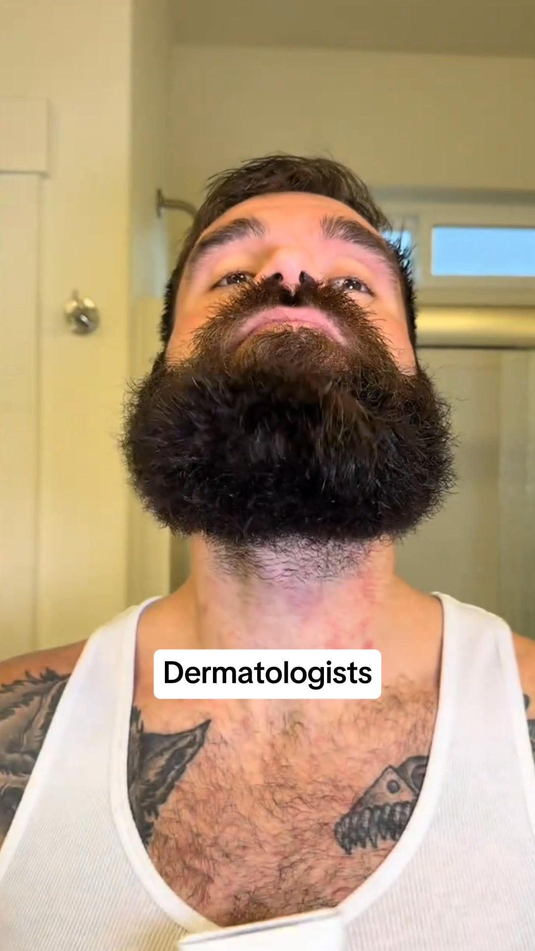 Straighten Curly Beard Strands