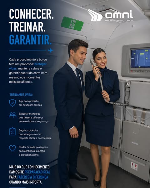 Curso de Tripulante de Cabine - OMNI Flight School