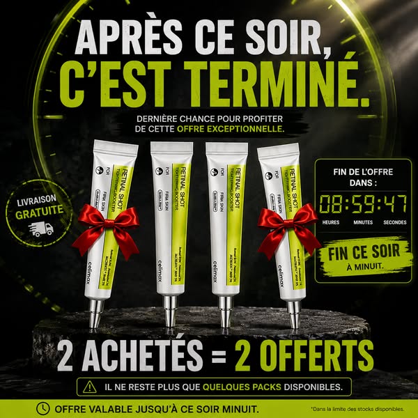 2 Achetés = 2 Offerts — Se termine ce soir