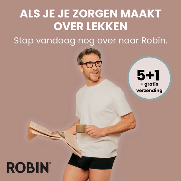 Incontinentie Ondergoed voor Heren - Wasbaar