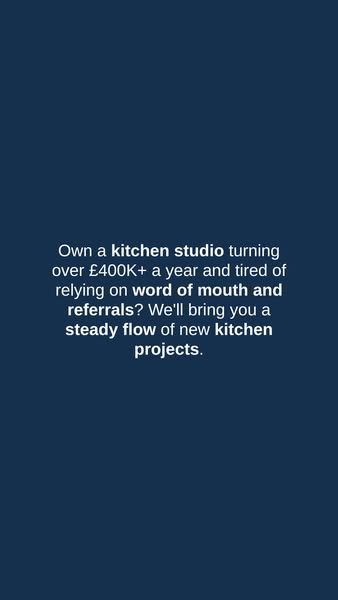 High-Quality Leads for Kitchen Builders