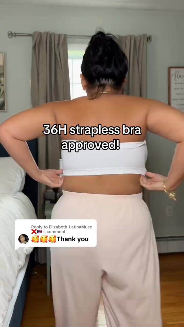 Last Day Special Price ￡10.99!!Convertible Strapless Bandeau Bra with Wireless Comfort, Anti-Slip Grip & Removable Straps