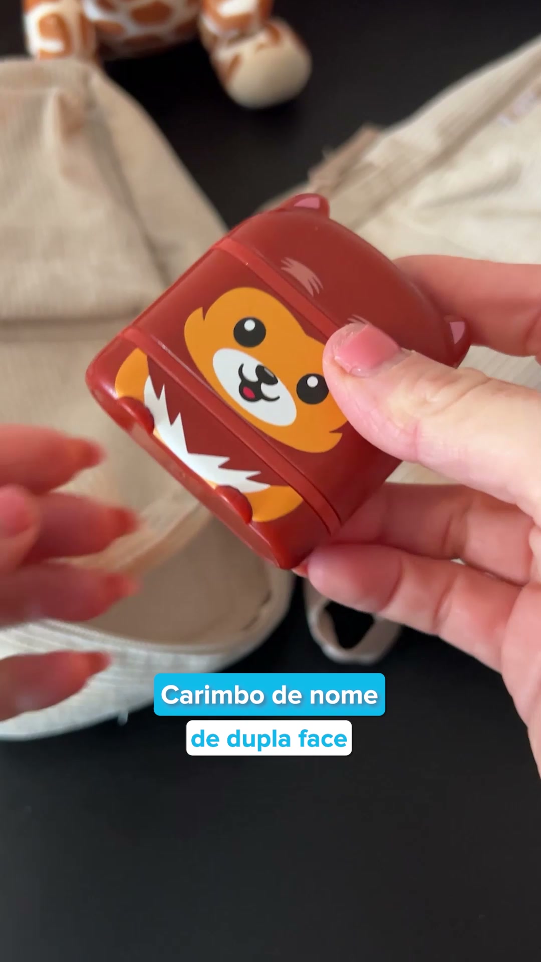 Pare de perder itens na creche