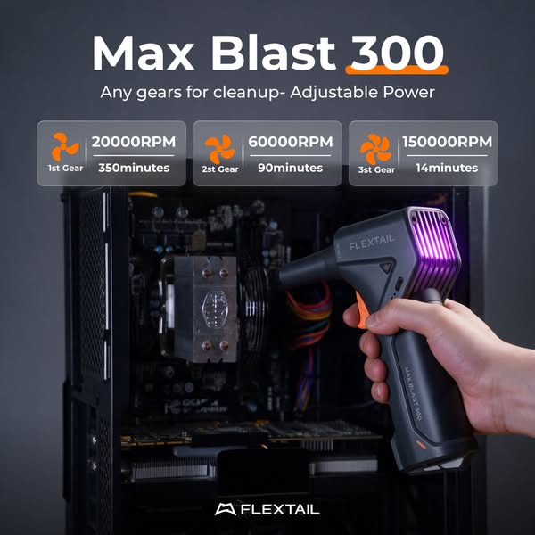 150,000 RPM. 300g Power. Unlimited Uses.