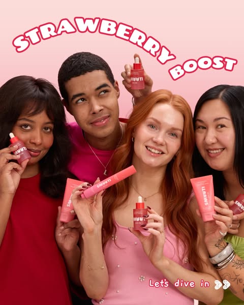 Smuuti Skin Strawberry Boost | Brightening & radiance-boosting