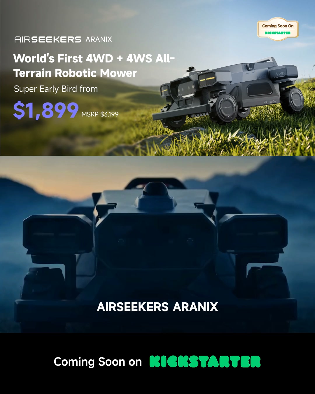 Get ARANIX at the limited Super Early Bird price — from $1,899, up to 41% off.