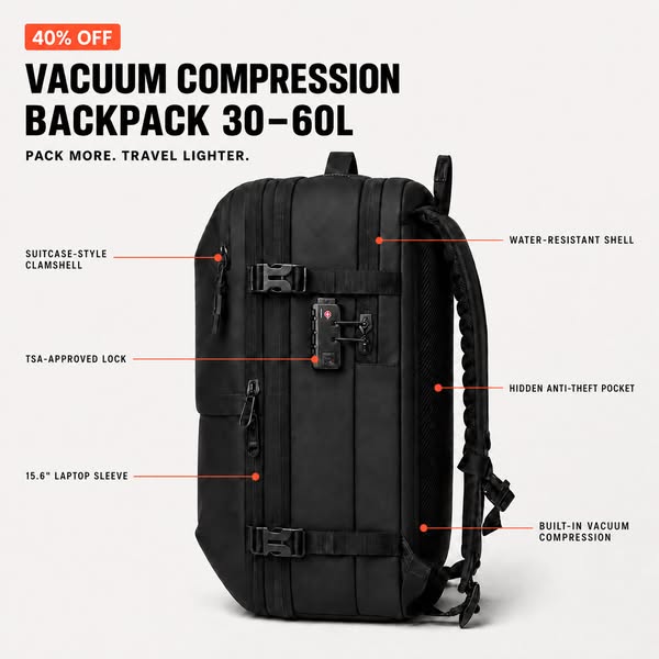 Pack 5X More Without Paying Baggage Fees