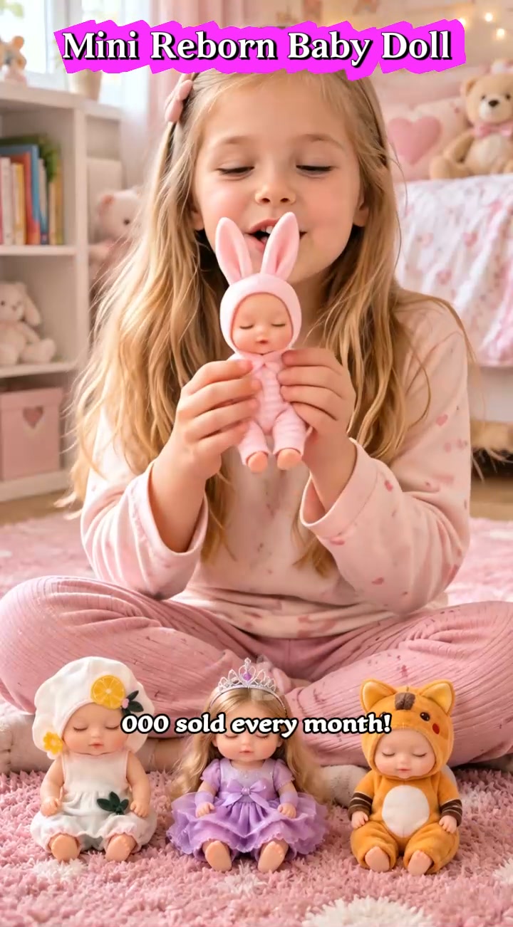Christmas Hot Sale 50% OFF! Mini Realistic Sleeping Baby Dolls, Cute