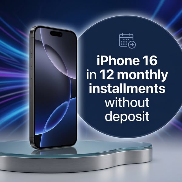 Read more about iPhone 16 in 12 monthly installments without a deposit