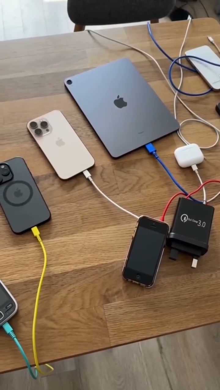 Endlich nur noch EIN Ladegerät für alles – der 4-fach USB-Reiseadapter!