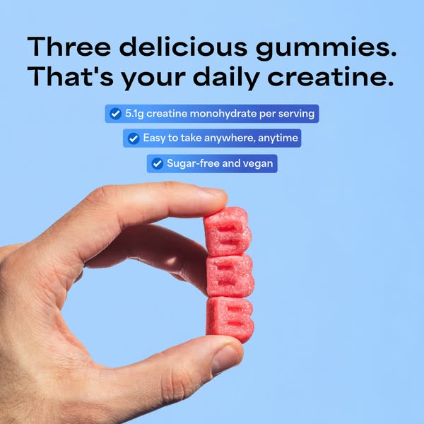 The creatine you'll actually stick to
