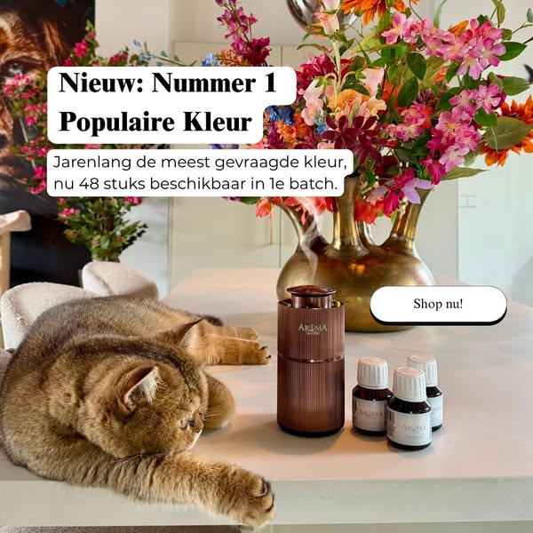 DE GROOTSTE AROMADIFFUSING LANCERING OOIT