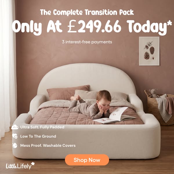 A softer first big-kid bed