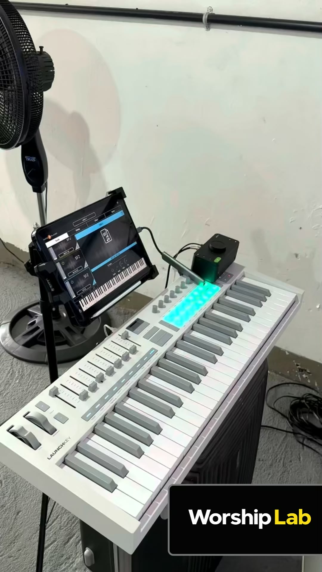 Keyboard player, turn your keyboard into a professional stage setup using just your phone and a MIDI cable.