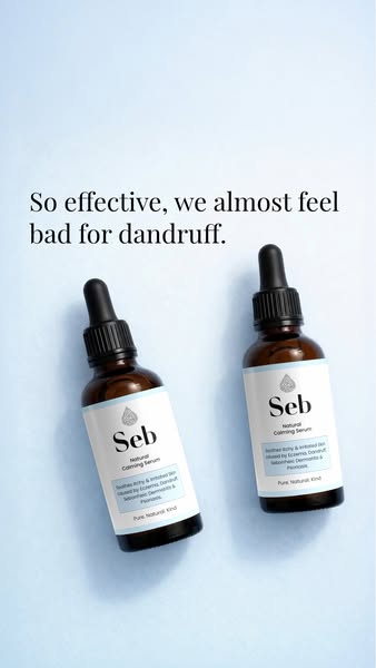 Calm Flakes with Our Natural Calming Serum