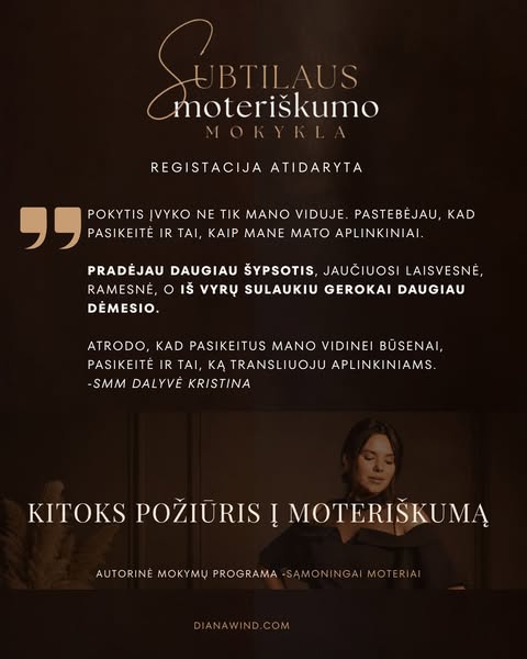 Kitoks požiūris į moteriškumą