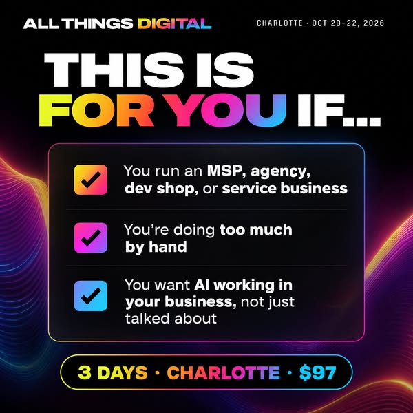 3 Days. 1 Room. Your Business on AI.