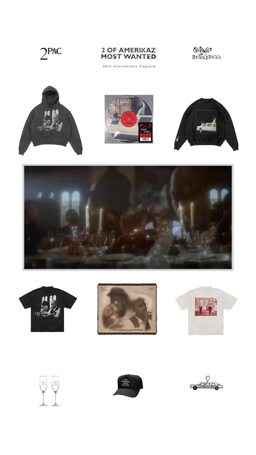 Limited Edition 2Pac & Snoop Dogg Merch Drop