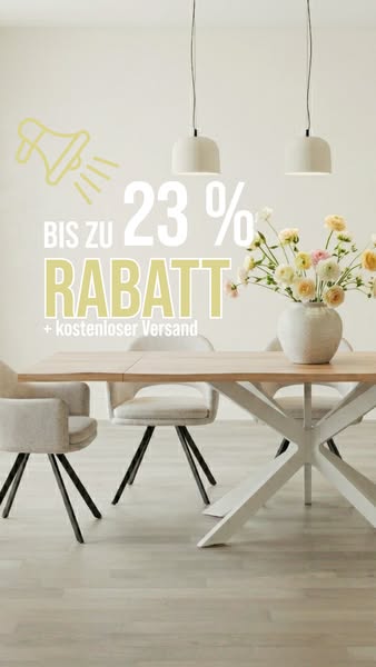 Zeit für frischen Wind im Esszimmer!