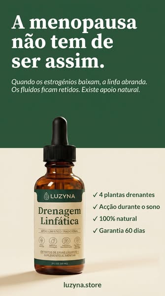 Não é gordura… É o seu sistema linfático bloqueado!