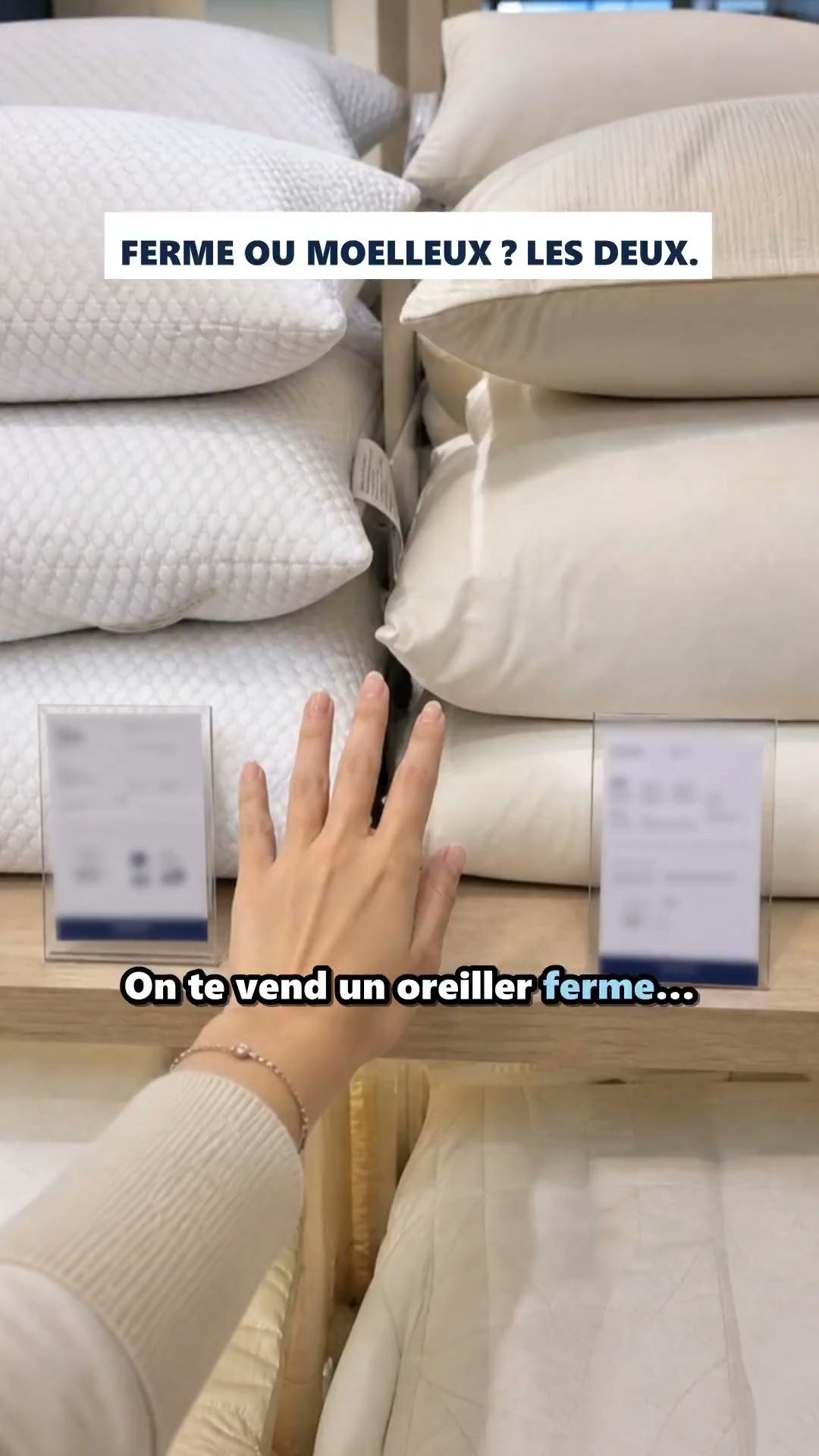 Ferme ou moelleux ? Tu règles les deux.