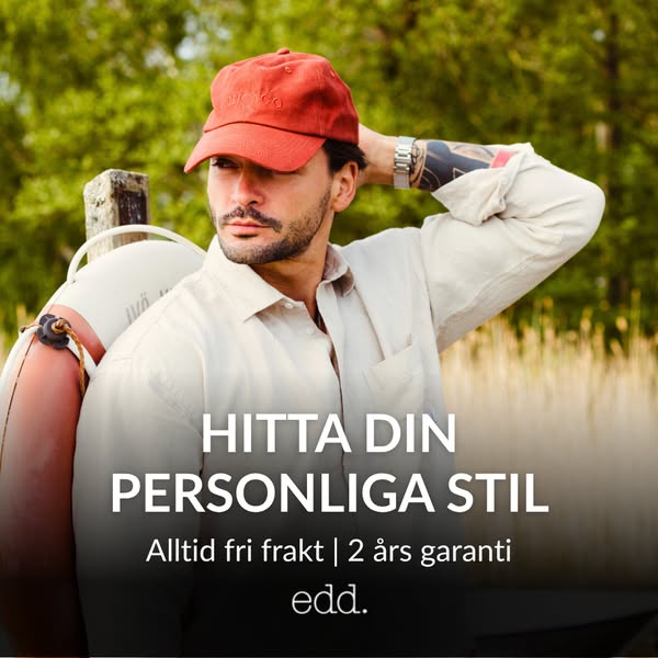 Fri frakt & 2 års garanti | Maximera din stil med edd.
