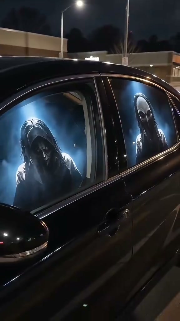 Halloween-Fensterprojektor 16 gruselige Filme – USB-betriebene Festtagsdekoration
