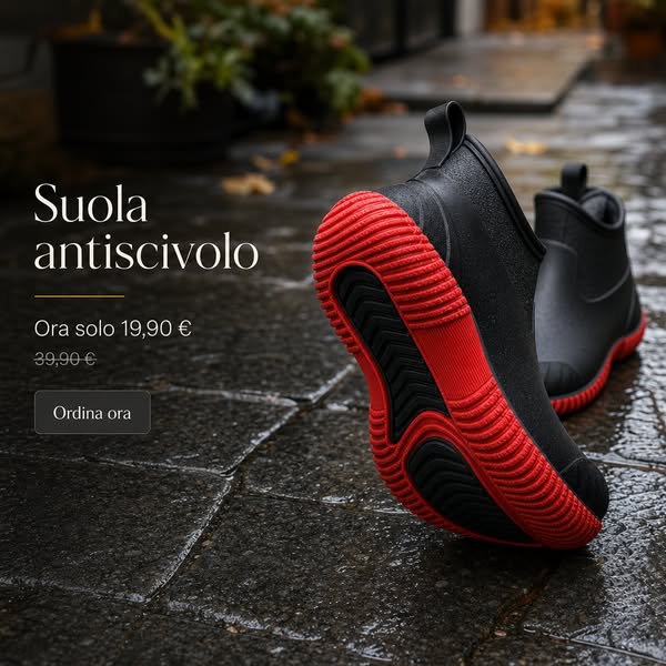 Stivali da pioggia corti da Donna, impermeabili
