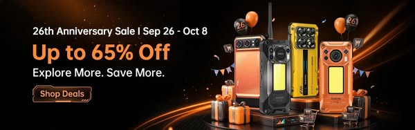 OUKITEL 26th Anniversary Sale
