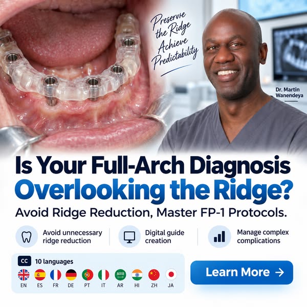 FP-1 Full-Arch Rehabilitation — Dr. Martin Wanendeya