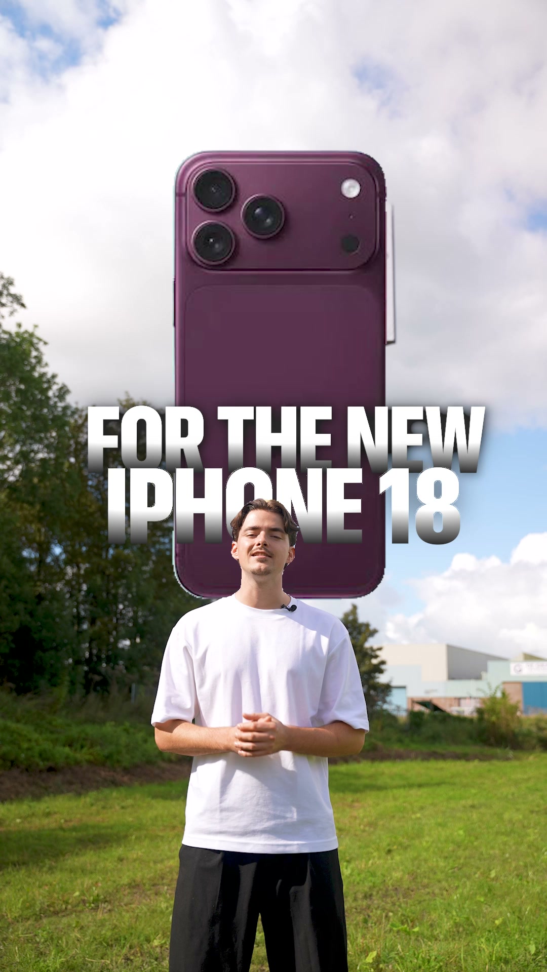 Alcantara® case for the iPhone 18