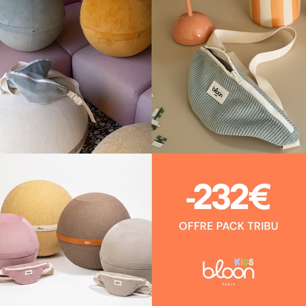 Jusqu'à -30% sur le pack Tribu Bloon Kids.