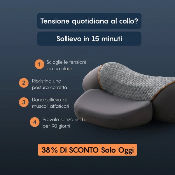 Sollievo dal dolore cervicale