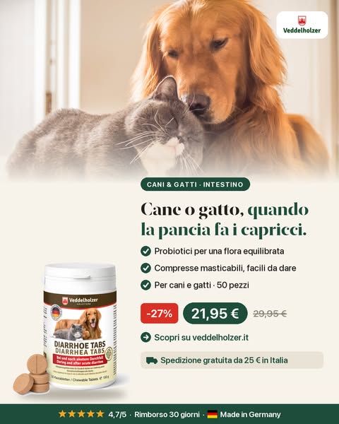 Compresse Diarrea · Cani & Gatti · -27%
