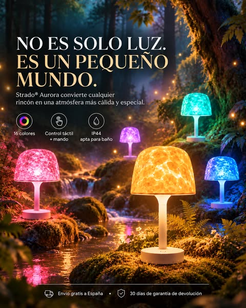 Tu espacio. Tu luz. Tu ambiente.